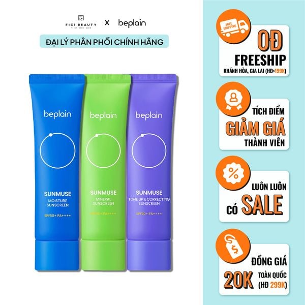 Kem Chống Nắng Beplain Sunmuse Sunscreen SPF50+ PA++++ 50ml