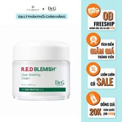 Kem Dưỡng Ẩm Làm Dịu Da, Phục Hồi & Giảm Đỏ Da Dr.G R.E.D Blemish Clear Soothing Cream 70ml
