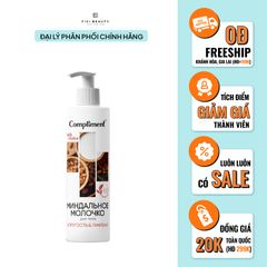 Kem Dưỡng Thể Compliment Phục Hồi Cấp Ẩm, Dưỡng Trắng Da Chiết Xuất Yến Mạch & Dừa  200ml