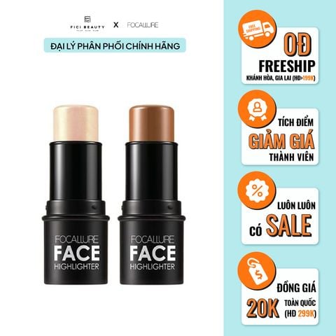 Kem Bắt Sáng/Tạo Khối Chuyên Dụng Focallure Highlighter & Contour Multi Stick FA01