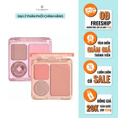 Bảng phấn mắt/má 3 ô GOGO TALES - G01 Tròn