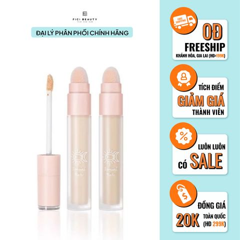 Che Khuyết Điểm Hai Đầu Tiện Lợi Gogo Tales Moisturizing Traceless Concealer Special Fish