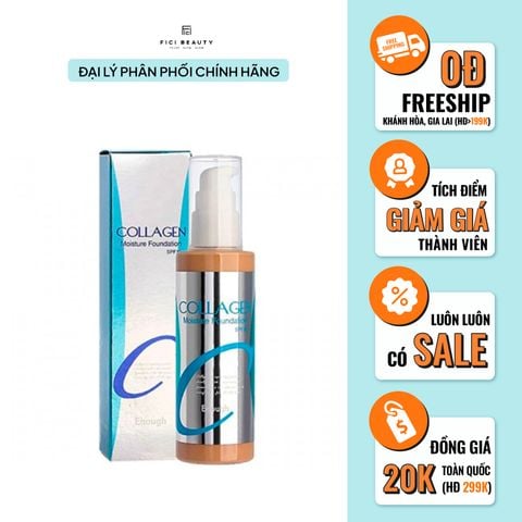 Kem Nền Collagen ENOUGH Moisture Foundation SPF15 100ml