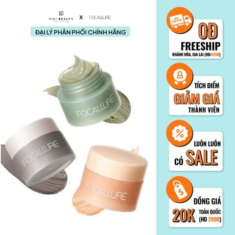 Mặt Nạ Đất Sét Làm Sạch Lỗ Chân Lông , Dưỡng Sáng Da Focallure Coffee Seed Exfoliating Cleanser 30g FASC12