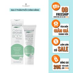 Kem Tẩy Lông Chiết Xuất Lô Hội BYPHASSE Hair Removal Cream Aloe Vera 125ml