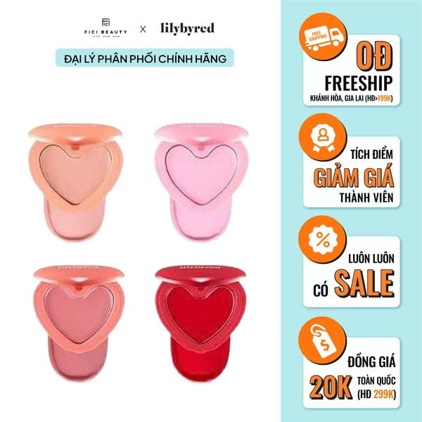 Má Hồng Dạng Kem Lilybyred Luv Beam Cheek Balm 3.5g