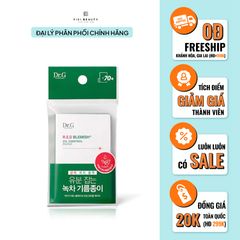 Giấy Thấm Dầu Kiểm Soát Dầu Nhờn Dành Cho Da Nhạy Cảm Dr.G R.E.D Blemish Oil Control Paper - 70 Tờ