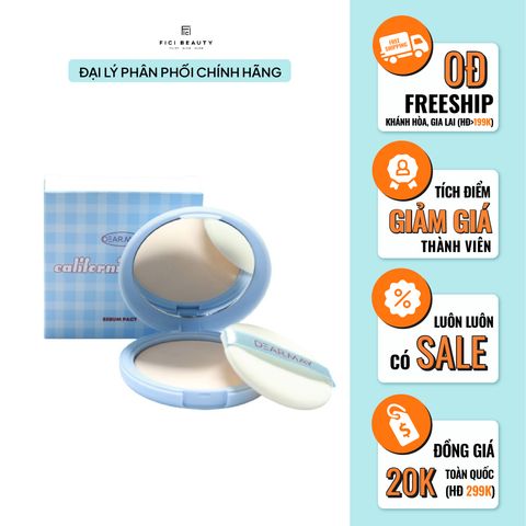 Phấn Phủ Dạng Nén Kiềm Dầu Dearmay California Cherry Sebum Pact 12g