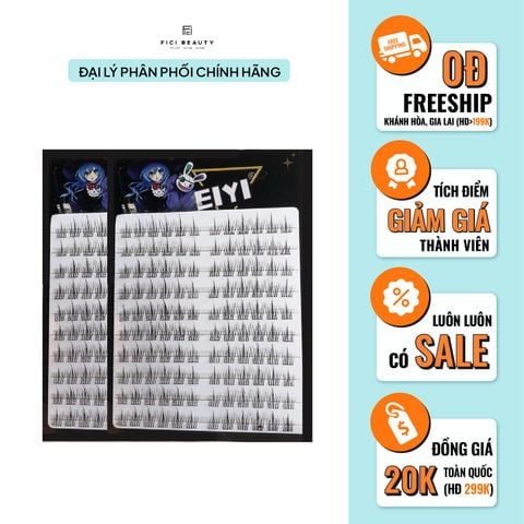 Mi Chùm Gân Đen Eiyi 10 Hàng (Đen)