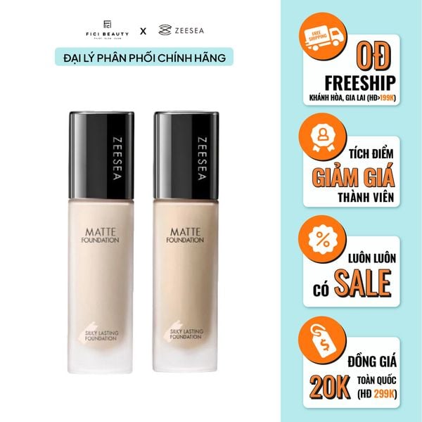 ZEESEA Kem Nền Silky Lasting Foundation