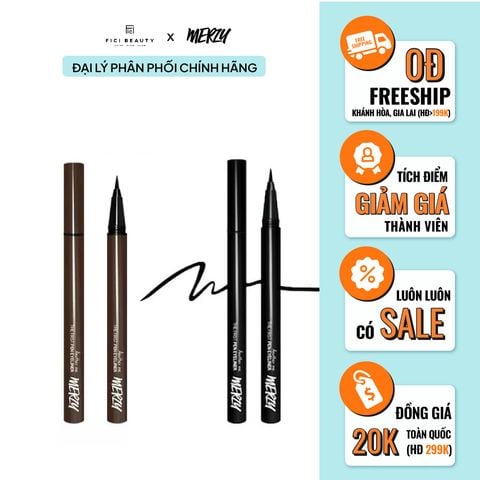 Bút Kẻ Mắt Nước Chống Trôi Merzy Another Me The First Pen Eyeliner
