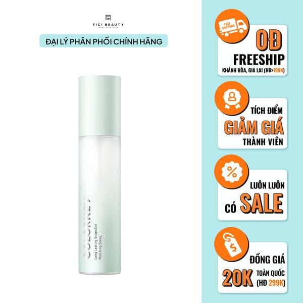 COLORKEY Xịt Khóa Nền Long Lasting Snapshot Finishing Spray 100ml