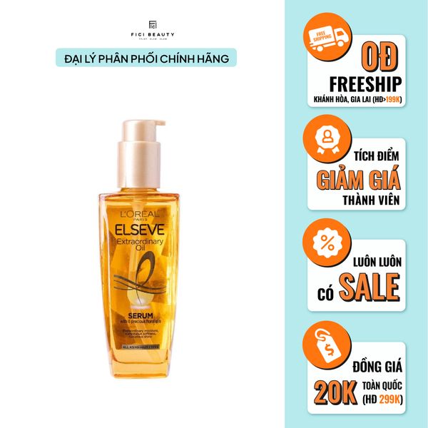 Dầu Dưỡng Tóc L'Oreal Tinh Dầu Hoa Tự Nhiên 100ml