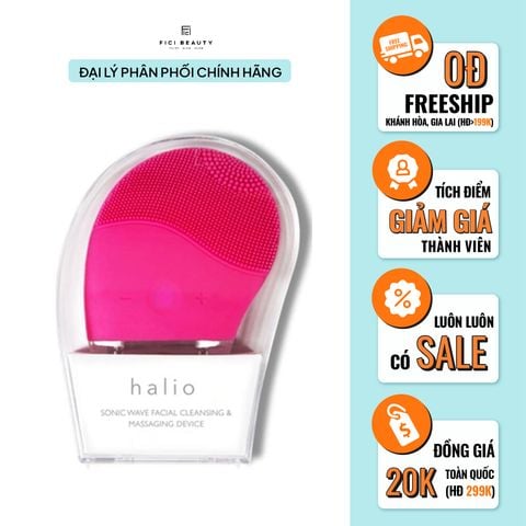 Máy Rửa Mặt HALIO Sonic Wave Facial Cleansing & Massaging Device