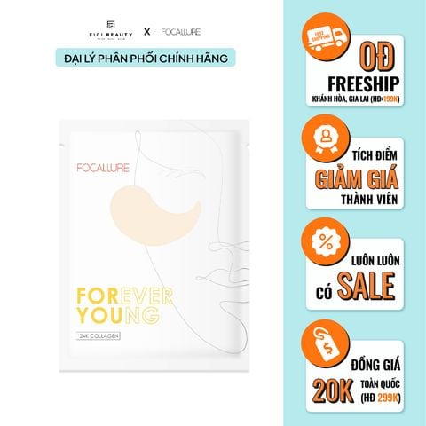 Mặt Nạ Mắt Cải Thiện Quầng Thâm, Nếp Nhăn & Bọng Mắt Focallure Luxury Eye Mask FASC01
