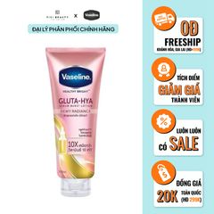 Sữa Dưỡng Thể Trắng Sáng Đều Màu Da Ban Đêm Vaseline Healthy Bright Gluta-Hya Serum Burst Lotion 300ml