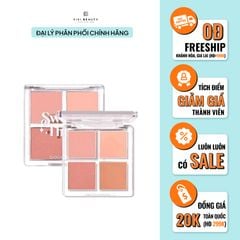 GOGO TALES Bảng Má Hồng 4 Màu Soft Mist Naked Feeling Blush