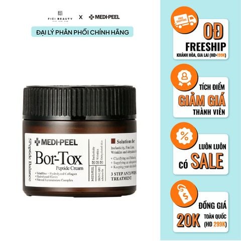 Kem Dưỡng Cải Thiện Nếp Nhăn Giúp Da Căng Mượt Medi-peel 5-Peptide Balance Bor-tox Peptide Cream 50g