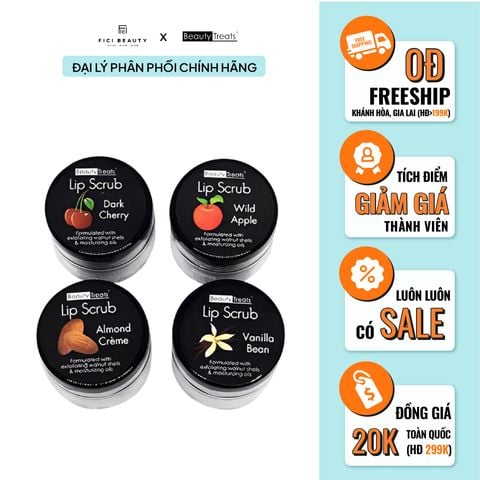 Tẩy Da Chết Môi Beauty Treats Lip Scrub 10.5g