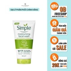 Sữa Rửa Mặt Dành Cho Da Khô, Da Nhạy Cảm SIMPLE Moisturising Facial Wash 150ml
