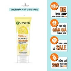 Sữa Rửa Mặt Garnier Tạo Bọt Dưỡng Sáng Làn Da Light Complete Vitamin C Whip Foam 50ml
