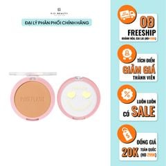 Phấn Nền Kiềm Dầu Dạng Nén PINKFLASH Lasting Matte Pressed Powder PF-F08 5.8g