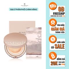 Phấn Nước Che Khuyết Điểm Espoir Pro Tailor Be Glow Cushion SPF42 PA++ ( KÈM 1 LÕI)
