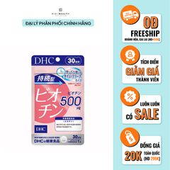 Viên Uống Ngăn Rụng Tóc DHC Sustained Release Biotin 30 viên-30 ngày
