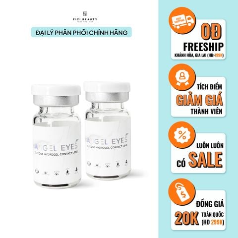 Lens 1 Ngày Angel Eyes Hàn Quốc - Độ cận 0 độ