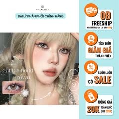 Lens Thời Trang DOUYIN (Cặp) - CAT DIAMOND 0-3 độ