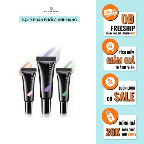 Kem Lót Zeesea Multi-Effect Makeup Primer Kiềm Dầu, Nâng Tone