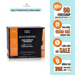 SET 5 ỐNG Ampoule Chống Oxy Hoá, Trẻ Hóa & Làm Sáng Da 5% Proteum 89+, 15% Vitamin C-Tech - MartiDerm Black Diamond Skin Complex Advanced