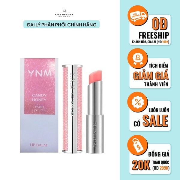 Son Dưỡng Môi Có Màu YNM Candy Honey Lip Balm - OR101 Orange Red - Tone CAM