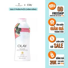 Sữa tắm Olay Fresh Outlast Body Wash-650ml - DƯA HẤU