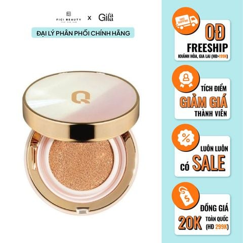 Phấn Nước Che Phủ Mỏng Mịn, Kiềm Dầu Hiệu Quả Gilaa Long Wear DD Cushion SPF50