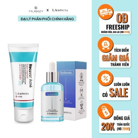 Combo Serum + Sữa Rửa Mặt La bonita
