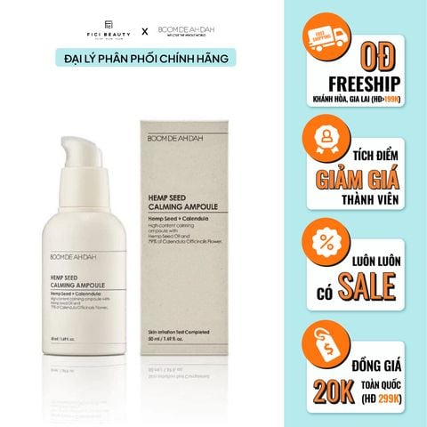 Huyết Thanh Dưỡng Trắng Căng Bóng Da Boom De Ah Dah Niacinamide Ampoule 50ml
