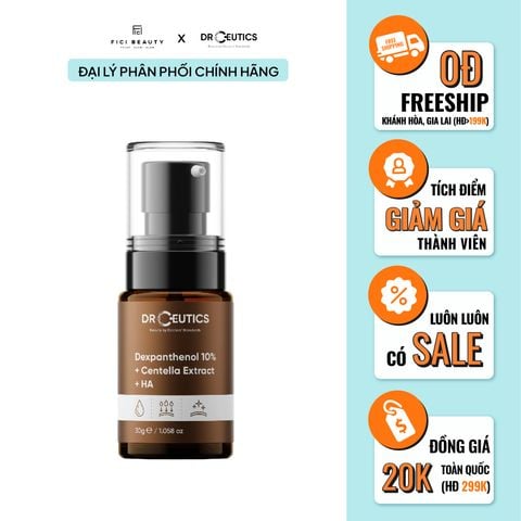 Serum Cấp Ẩm, Phục Hồi Dr.Ceutics B5 Dexpanthenol 10% + Centella Extract + HA