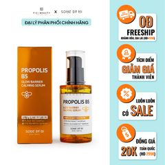 Tinh Chất Dưỡng Ẩm, Làm Dịu Da Mụn Chiết Xuất Mật Ong Some By Mi Propolis B5 Glow Barrier Calming Serum 50ml