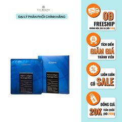 Mặt Nạ Thạch Celderma Marine Collagen Hydrogell Dưỡng Ẩm, Căng Bóng Da 30g ( Xanh )
