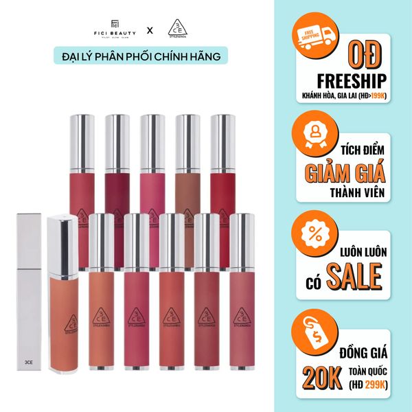 Son Kem Lì 3CE Hazy Lip Clay