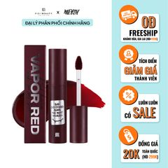 Son Kem Siêu Lì, Mịn Môi Merzy Noir In The Mellow - M13 Vapor Red Red Edition (Tone Đỏ Trầm)