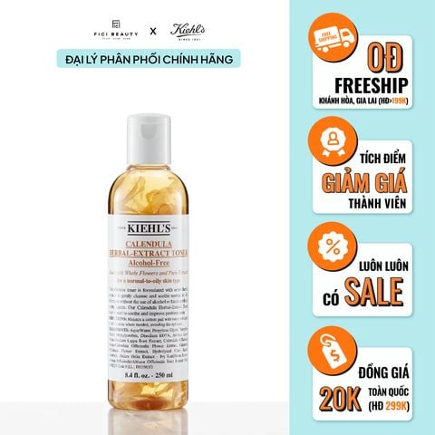 Nước Cân Bằng Hoa Cúc KIEHL'S Calendula Herbal Extract Alcohol-Free Toner 250ml