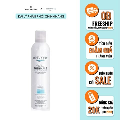 Xịt khoáng cấp ẩm/cấp nước làm dịu phục hồi đa BYPHASSE 300ml