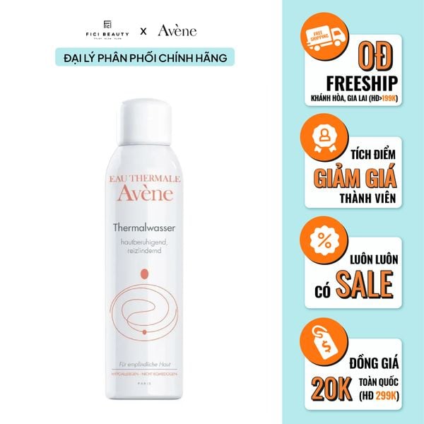 Xịt Khoáng Làm Dịu, Giảm Kích Ứng Da Avene Thermal Spring Water