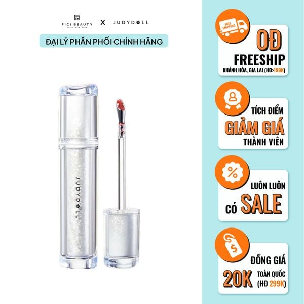 Son Bóng JUDYDOLL Lâu Trôi Ice-iron Watery Lip Gloss