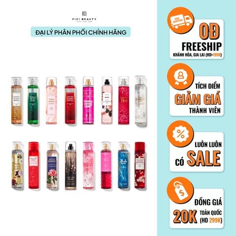 Xịt Thơm Bath & Body Works 236mL