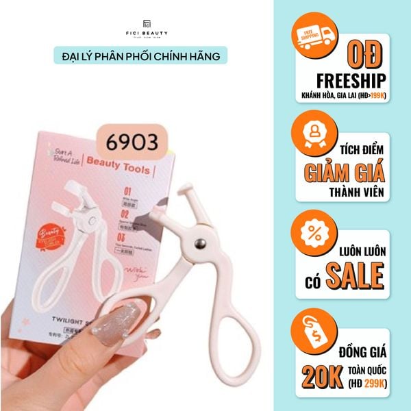 KeQi Kẹp Bấm Mi Góc