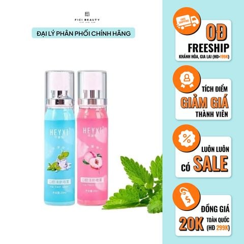 Xịt Thơm Miệng Heyxi Oral Cavity Fresh Spray 20ml