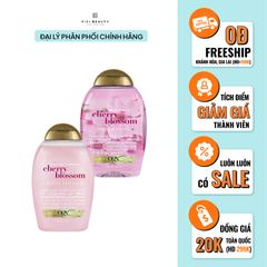 Dầu Gội/Xả OGX Chiết Xuất Hoa Anh Đào Cấp Ẩm Cho Tóc 385ml